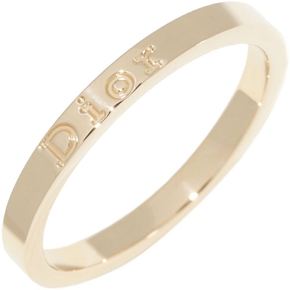 Dior K18YG Logo Band Ring #60